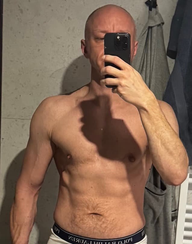 zdjęcia po redukcji z 88kg na 77kg